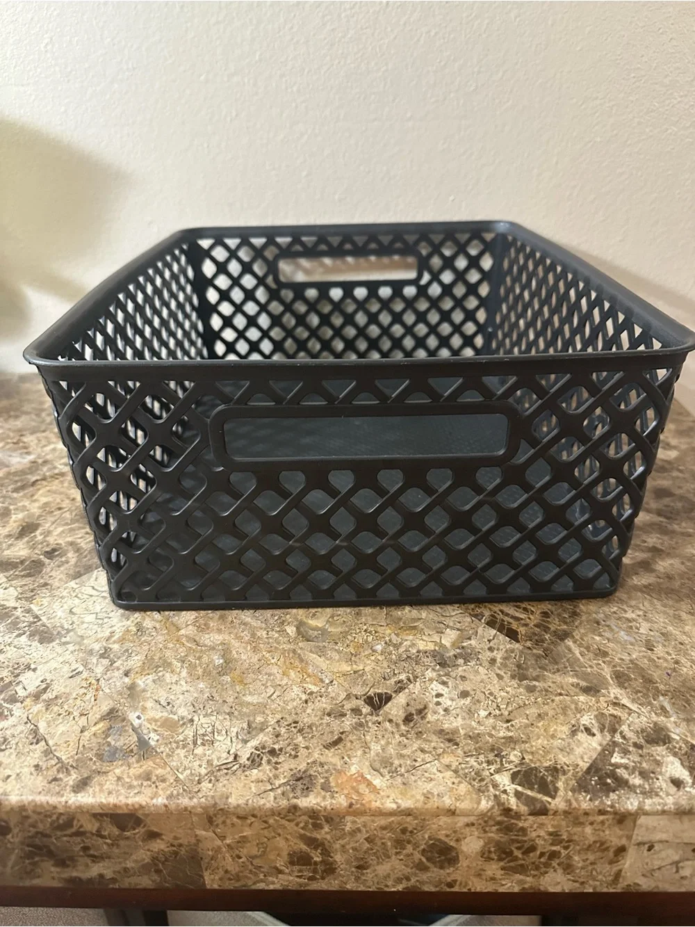 Black Plastic Basket